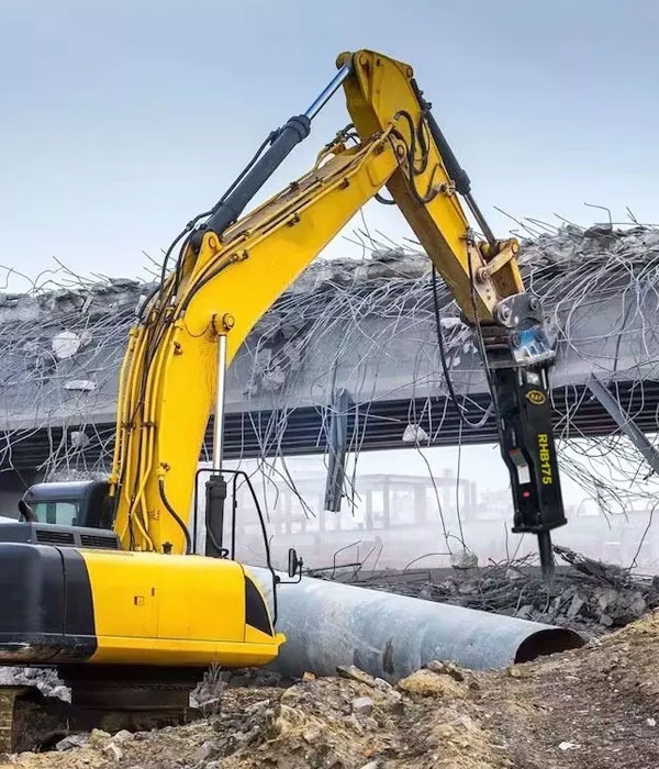 Mini Excavator Jackhammer Rental Dubai, UAE - Jumarental